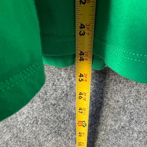 J.Crew Dress Womans XS Green Eyelet Puff Short Sleeve Tiered Midi Casual Summer - Picture 7 of 9